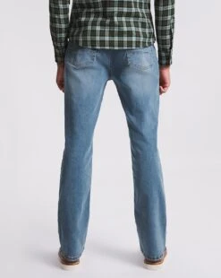 Light Stonewash Bootcut Stretch Jeans -Jacamo Shop w08np752759w