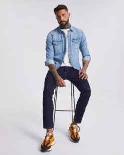 Rinse Wash Skinny Fit Stretch Jeans 10 Rinse Wash Skinny Fit Stretch Jeans -Jacamo Shop w08np764759w