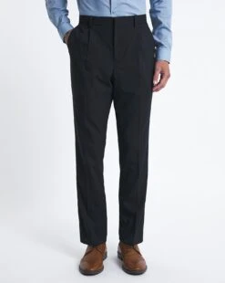 Regular Fit Pleat Formal Trouser -Jacamo Shop w08yy395756w
