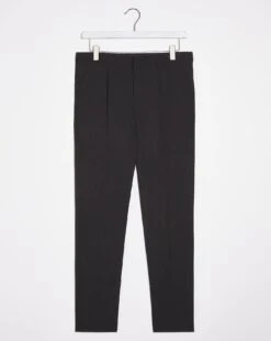 Black Tapered Pleat Front Trouser -Jacamo Shop w08yy424759s