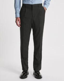 Regular Fit Pleat Formal Trouser -Jacamo Shop w08yy429758w