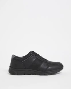 Lightweight Panel Casual Shoe Wide