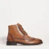 Premium Leather Brogue Smart Boot EW