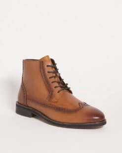 Premium Leather Brogue Smart Boot EW -Jacamo Shop x01kb089720s