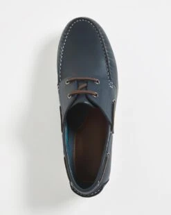 Navy Boat Shoes Wide Fit -Jacamo Shop x01lj322735s