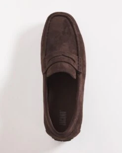 Suede Look Driving Moccasin Wide -Jacamo Shop x01ob235780s