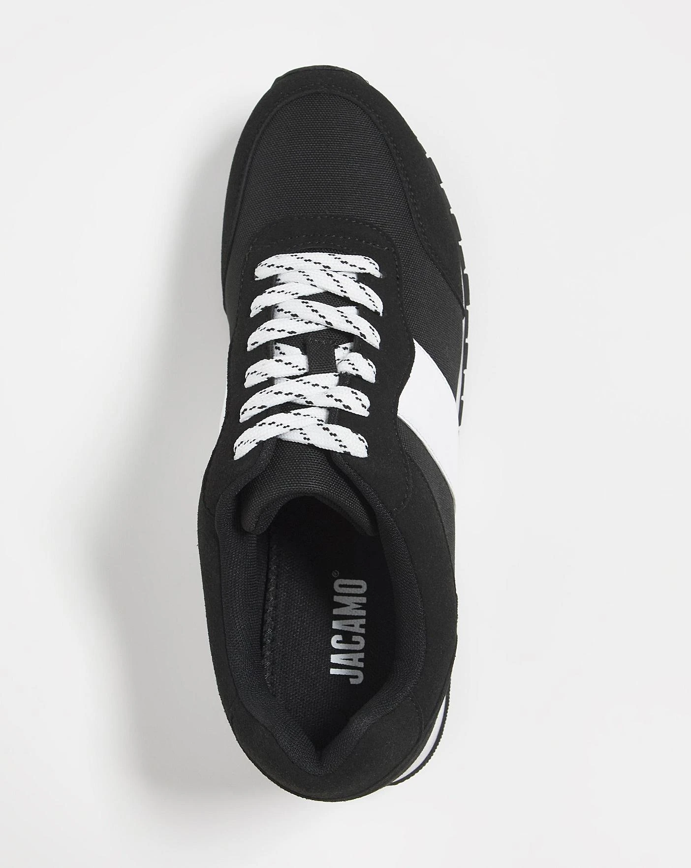 Side Stripe Suede Look Runner Wide 3 Side Stripe Suede Look Runner Wide - Image 3