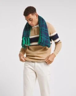 Long Sleeve Rugby Knit Polo -Jacamo Shop x08ak516742w