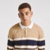 Long Sleeve Rugby Knit Polo