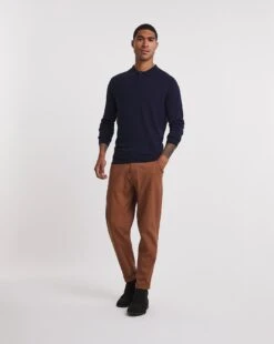 Merino Wool Long Sleeve Polo -Jacamo Shop x08al349738w