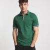 Tipped Jersey Polo Long
