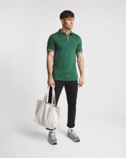 Tipped Jersey Polo Long -Jacamo Shop x08cr434746w