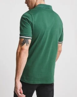 Tipped Jersey Polo Long -Jacamo Shop x08cr434748w
