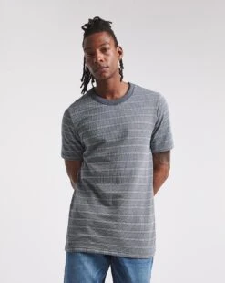 Jacquard Stripe T-Shirt Long