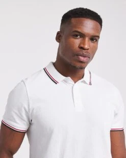 Pique Tipped Polo Long