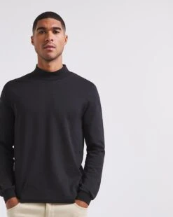 Long Sleeve Jersey Turtle Neck Long -Jacamo Shop x08mo561737w