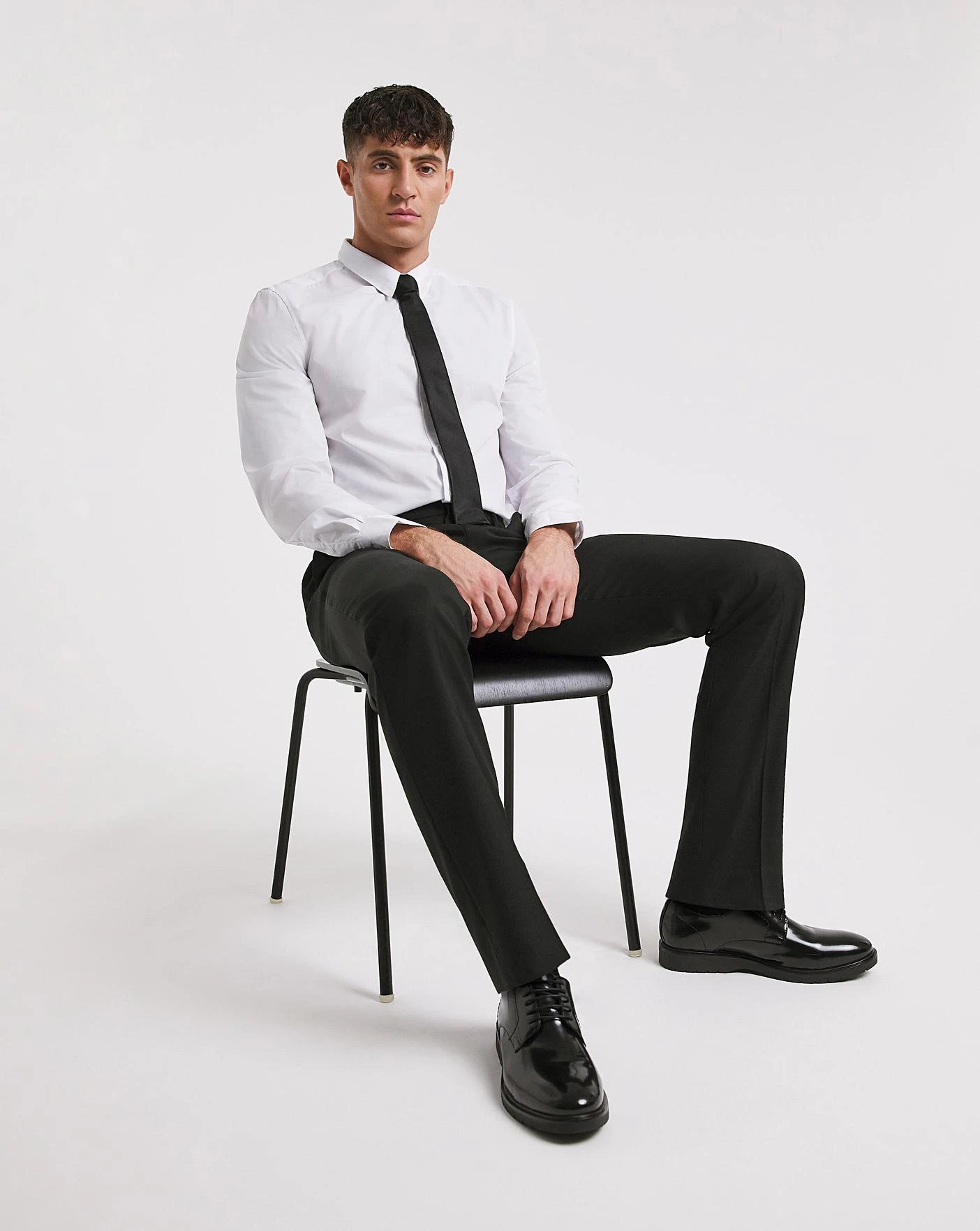 White Long Sleeve Formal Shirt Long 1 White Long Sleeve Formal Shirt Long