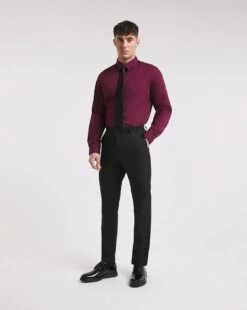 Wine Long Sleeve Formal Shirt Reg 7 Wine Long Sleeve Formal Shirt Reg -Jacamo Shop x08mw636737w
