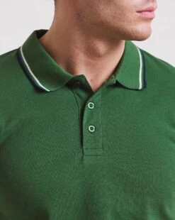 2 Pack Long Sleeve Tipped Polo Long -Jacamo Shop x08oc737730w 1