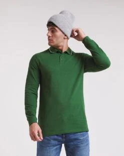 L/S Tipped Polo Long