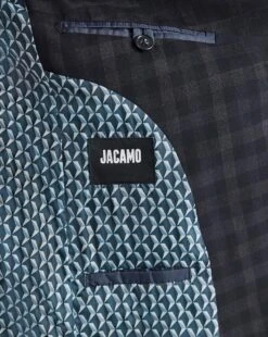 Large Gingham Check Suit Jacket -Jacamo Shop x08pn001710w
