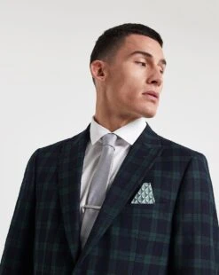 Tonal Tartan Check Suit Jacket -Jacamo Shop x08pn069502w