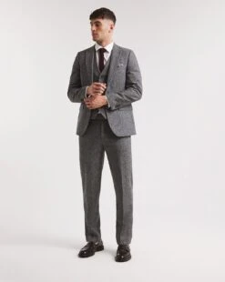 Charcoal Donegal Tweed Suit Jacket -Jacamo Shop x08pn211736w