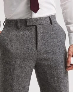 Charcoal Donegal Tweed Suit Trouser 8 Charcoal Donegal Tweed Suit Trouser -Jacamo Shop x08pn224739w