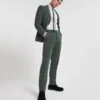 Green Donegal Tweed Suit Trouser