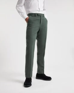 Green Donegal Tweed Suit Trouser -Jacamo Shop x08pn358503w