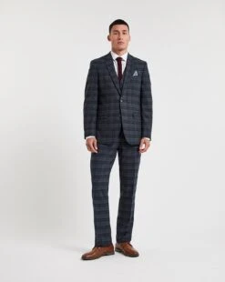 Warm Handle Check Suit Jacket -Jacamo Shop x08pn374709w