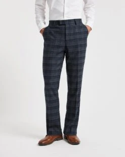 Warm Handle Check Suit Trouser -Jacamo Shop x08pn377709w