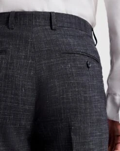 Semi Plain Textured Suit Trouser -Jacamo Shop x08pn385706w