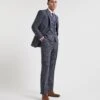 Warm Handle Pow Check Suit Trouser