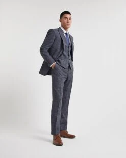 Warm Handle Pow Check Suit Trouser