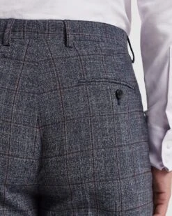 Warm Handle Pow Check Suit Trouser -Jacamo Shop x08pn481503w