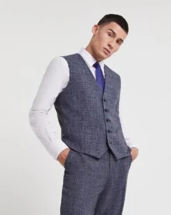 Warm Handle Pow Check Waistcoat
