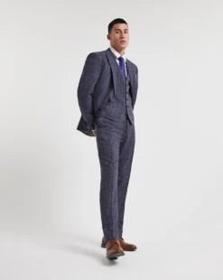 Warm Handle Pow Check Waistcoat -Jacamo Shop x08pn495501w