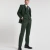 Plain Brushed Flannel Suit Trouser