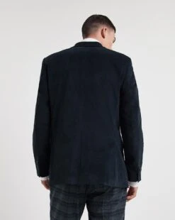 Navy Fine Needle Cord Blazer -Jacamo Shop x08pn584505w