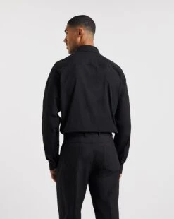 Long Sleeve Cut Away Collar Shirt -Jacamo Shop x08pn652740w