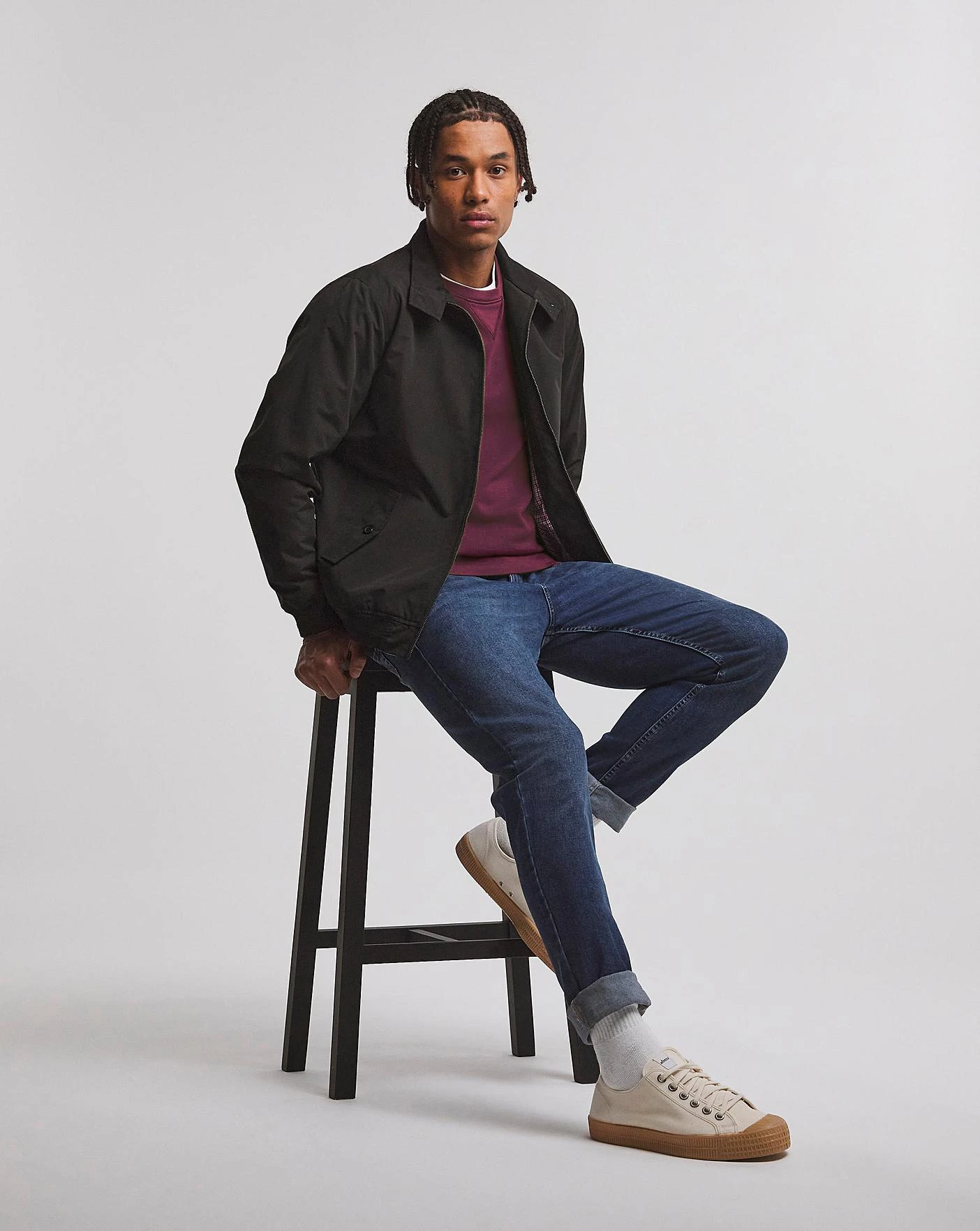 Black Harrington Jacket 3 Black Harrington Jacket - Image 3