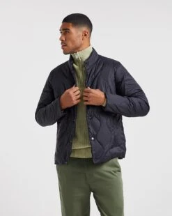 Onion Quilt Padded Shacket -Jacamo Shop x08rw062733w