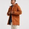 Rust Clean Padded Parka