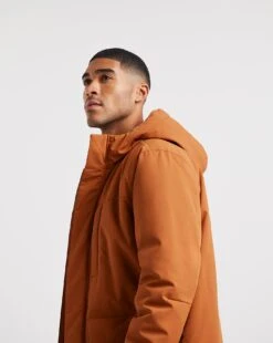 Rust Clean Padded Parka -Jacamo Shop x08rw204742w