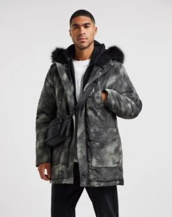 Camo Printed Premium Parka