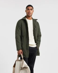 Khaki Padded Mac Coat 7 Khaki Padded Mac Coat -Jacamo Shop x08rw233734w