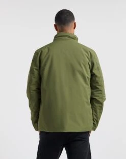 Khaki 4 Pocket Padded Jacket -Jacamo Shop x08rw234708w