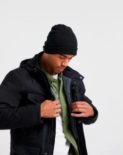 Black 4 Pocket Hooded Cotton Jacket 7 Black 4 Pocket Hooded Cotton Jacket -Jacamo Shop x08rw247707w