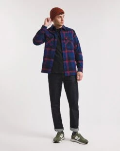 Heavy Flannel Check Overshirt